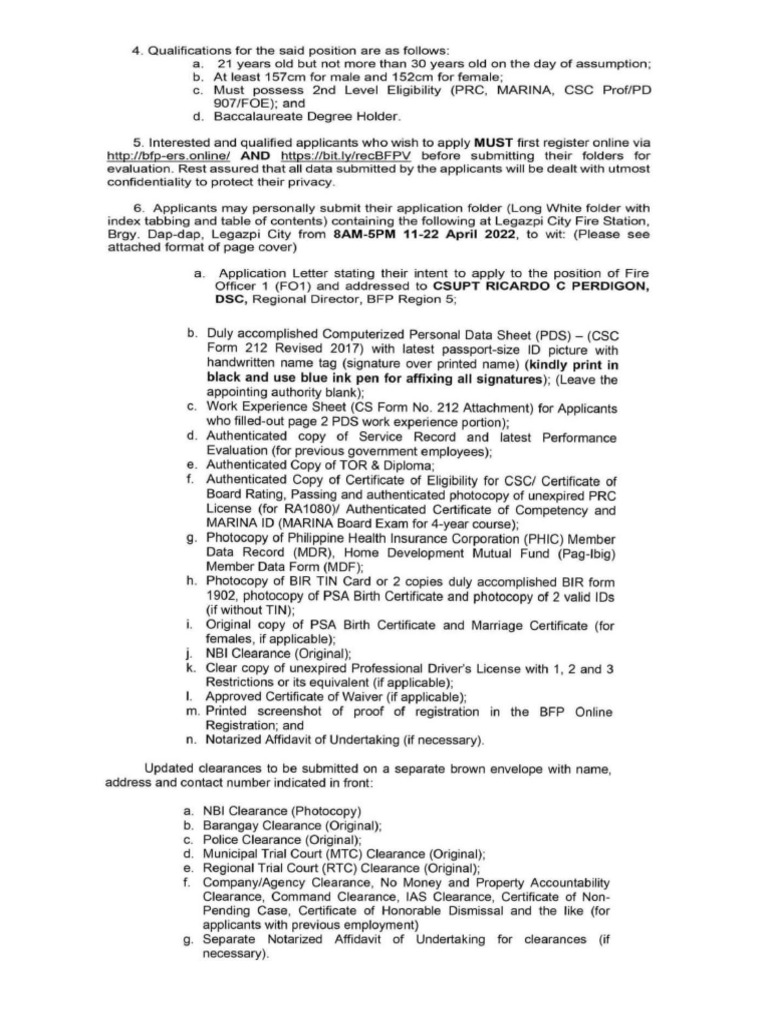 BFP | PDF