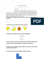 Evaluación Tercero 2021