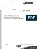 Latin Standard Level Paper 1: Instructions To Candidates