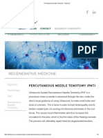 Percutaneous Needle Tenotomy - TotalCare