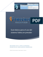 Procedimiento Uso Del Sistema Control de Inventario PREVALER