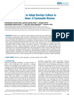 Critical Challenges To Adopt DevOps Culture in Software Organizations A Systemat