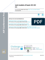 Generalized Models of Basic DC-DC Converters: Articles You May Be Interested in