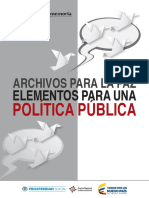Archivos para La Paz Seminario CNMH 2014