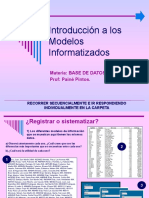 Introducción A Los Modelos Informatizados