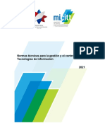 Micitt-Normas Técnicas para El Gobierno y Gestión de Las Tecnologías de La Información 2021 - Firmado Digitalmente y Marca de Hora