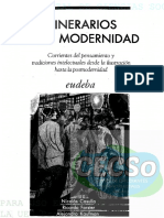 CASULLO - FORSTERS - KAUFFMAN - INTINERARIOS DE LA MODERNIDAD