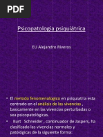 Psicopatologia psiquiátrica  1