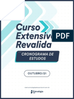 Revalida: cronograma de 13 semanas para aprovação