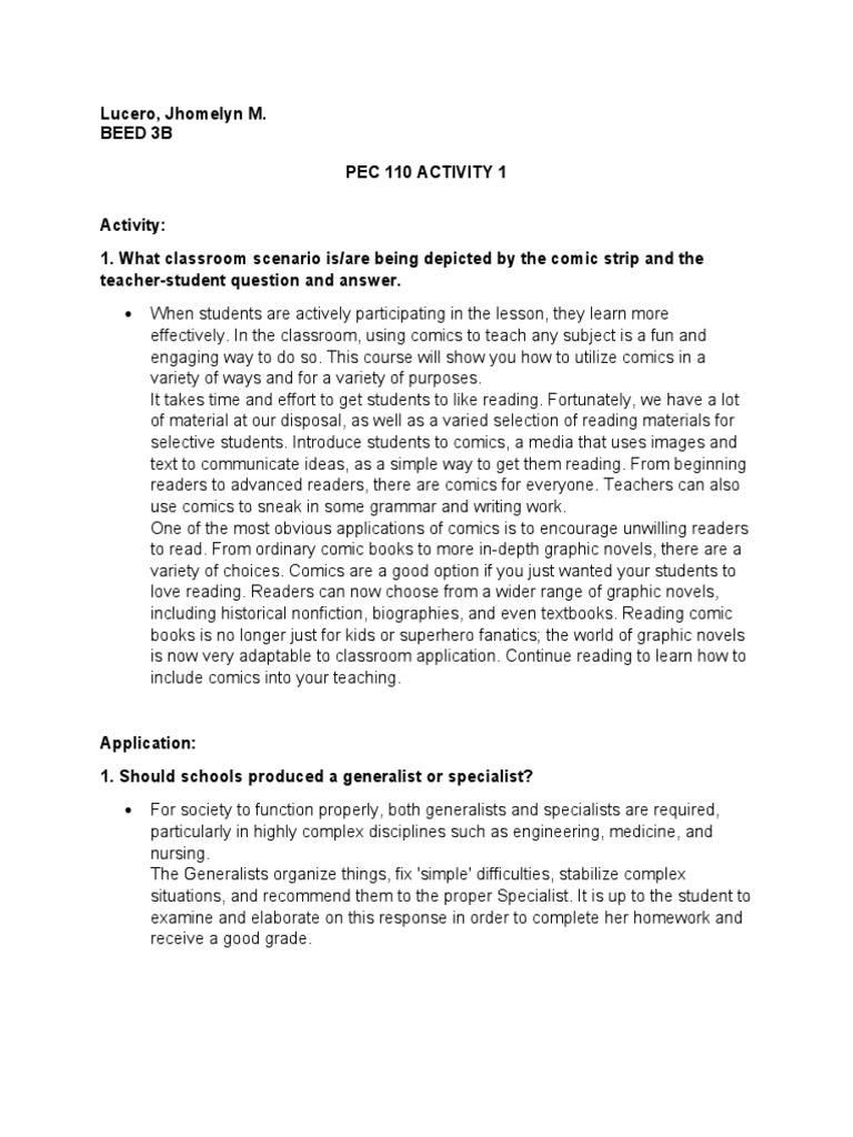 Using Comics to Enhance Classroom Learning | PDF | Philosophy Of ...