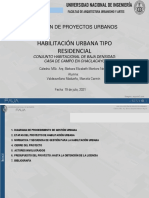 Gestión de Proyectos Urbanos: Habilitación Urbana Tipo Residencial