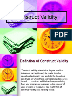 Construct Validity