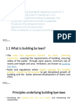 Building Byelaws and Regulations
