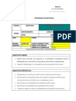 PLANO TEMATICO - Modelo de Mestrado Academia Militar