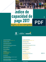 2017 - Índice Capacidad de Pago 2017 Bogotá y Su Área Metropolitana