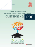 CUET-PG Information Bulletin 2022