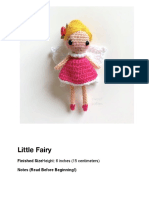 Little Fairy: Finished Sizeheight: 6 Inches (15 Centimeters) Notes (Read Before Beginning!)