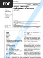 NBR_7821_NB_89_-_Tanques_soldados_para_armazenamento_de_petroleo_e_derivados