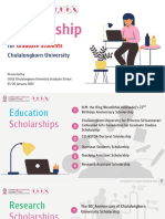 Scholarship For CU Graduate Students - Graduate School