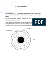 ATM COMBINATION KEY MANAGMENT Manual1