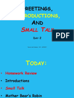 PPT-Greetings, Introductions, Small Talk, Day 2 8-25-2017