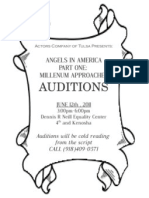 Angels Audition Notice