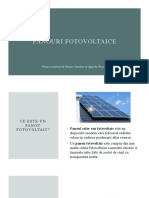 Proiect Panouri Fotovoltaice