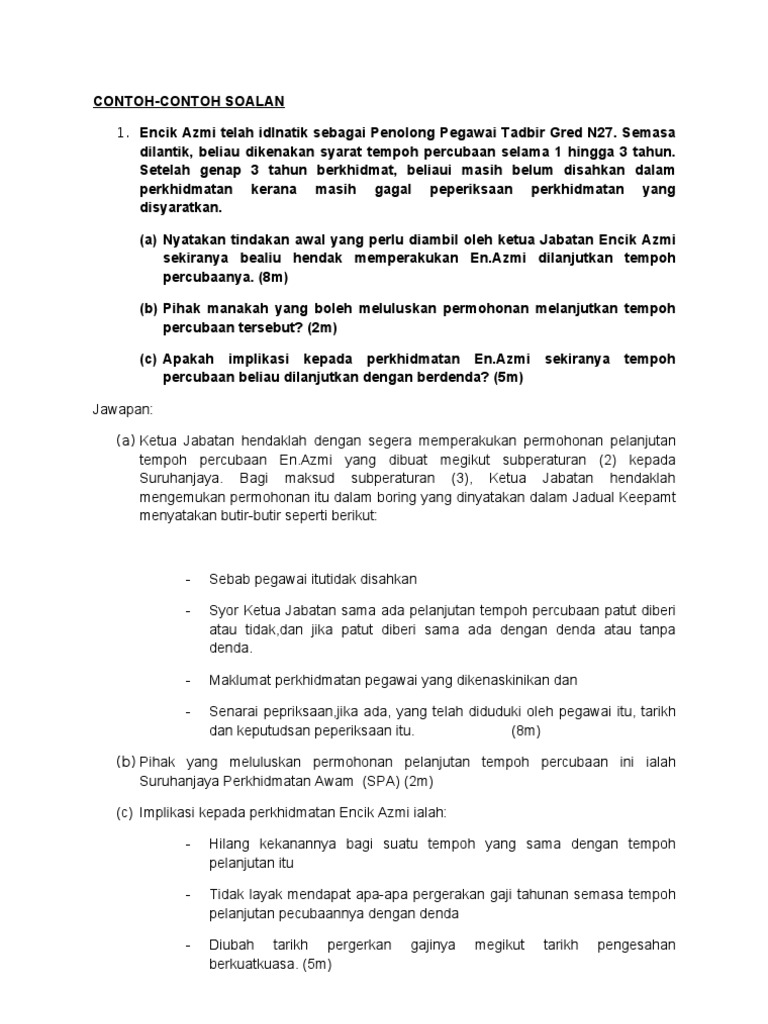 Contoh-contoh Soalan Esei Induksi