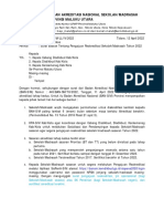 Surat Edaran Pengajuan Reakreditasi SM Sasaran Thn. 2022 BANP-Malut