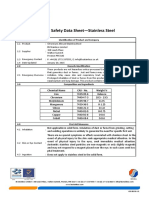 Material Safety Data Sheet-Stainless Steel: 1.0 Identification of Product and Company