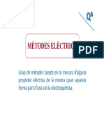 Tema I-2. Química Analítica MÈTODES ELÈCTRICS