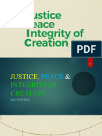 Justice, Peace and Integrity of Creation