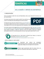 Instrucciones Sesión 1 - Aritmética - V5.0