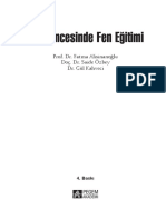 Okul Öncesinde Fen Eğitimi: Prof. Dr. Fatma Alisinanoğlu Doç. Dr. Saide Özbey Dr. Gül Kahveci