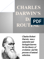 Charles Darwin's Daily Routine