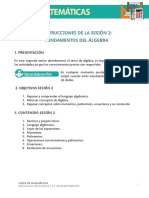 Instrucciones Sesión 2 - Álgebra - V5.0