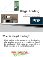 Illegal Trading: (In Terms of Biodiversity)