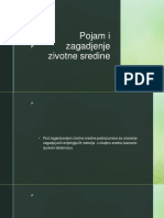 Pojam I Zagadjenje Zivotne Sredine