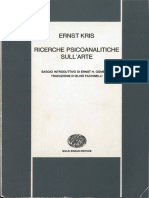 Ricerche Psicoanalitiche Sullarte (Ernst Kris, Ernst H. Gombrich)
