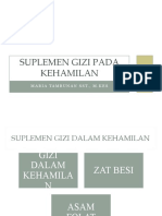 Suplemen Gizi Pada Kehamilan