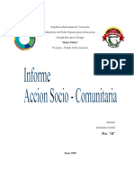 Informe Accion Comunitaria ALEXANDRA CEDEÑO