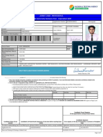 Admit Card - Provisional Delhi University Entrance Test - September-2020