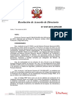 RAD 0107-2019 Aprueba Lineamientos - Plan de Continuidad Operativa