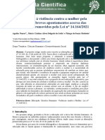 O Combate À Violência Contra A Mulher Pela Educação: Breves Apontamentos Acerca Das Alterações Promovidas Pela Lei N° 14.164-2021