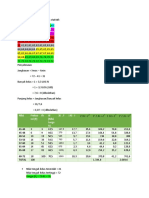 Data nilai tugas statistik berkisar 41-72