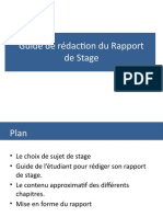 Guide de Rédaction Du Rapport de Stage-FATIHA