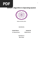 Banker's Algorithm in Operating System