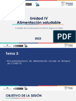 Tema 3 - Recomendaciones de Alimentacion Saludable - COVID