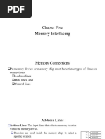 Chapter Five: Memory Interfacing