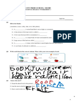 STD - 3 Science - Holiday Worksheet 1